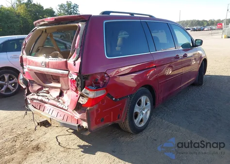 2006 Honda Odyssey Touring из США, поврежденный, VIN 5FNRL38866B096267